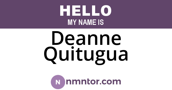 Deanne Quitugua