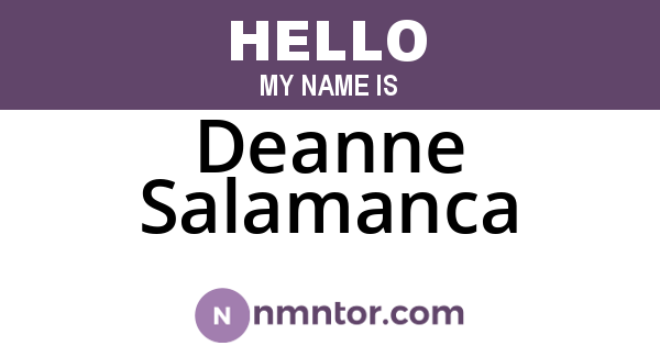 Deanne Salamanca