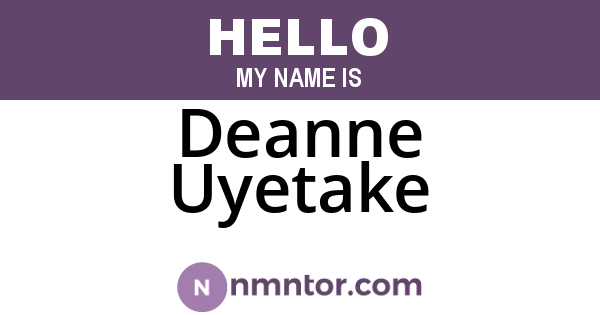 Deanne Uyetake