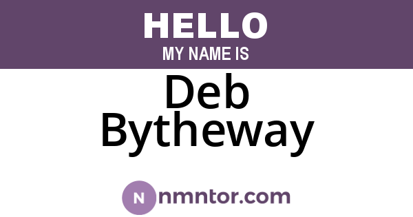 Deb Bytheway