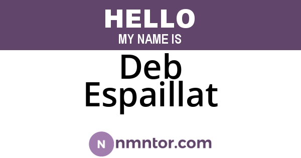 Deb Espaillat