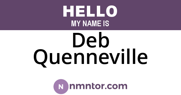 Deb Quenneville