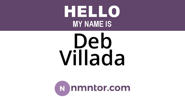 Deb Villada