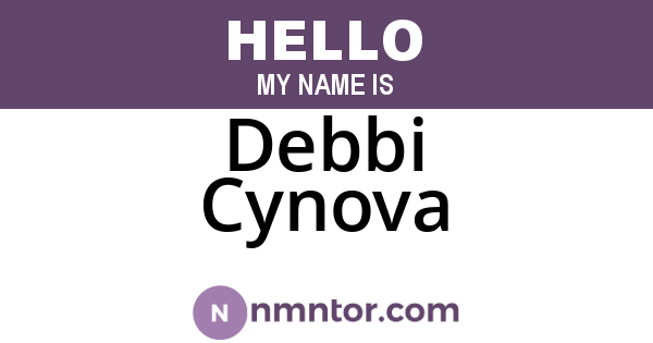 Debbi Cynova
