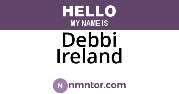 Debbi Ireland