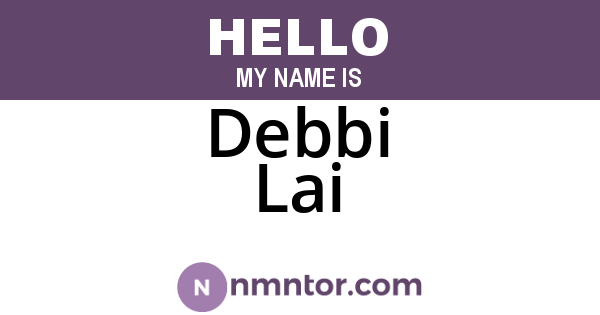 Debbi Lai