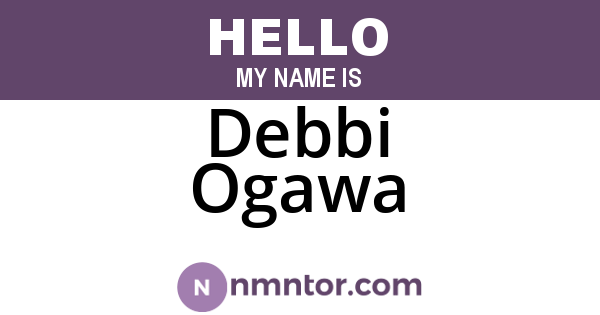 Debbi Ogawa