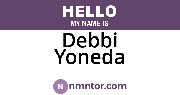 Debbi Yoneda