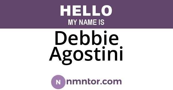 Debbie Agostini
