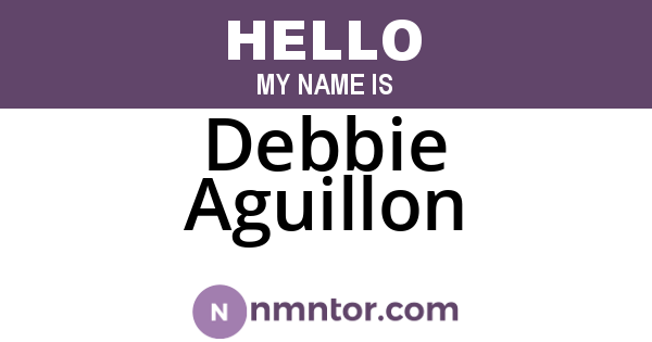 Debbie Aguillon