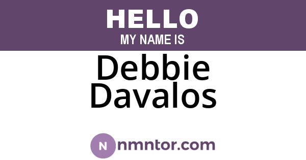Debbie Davalos