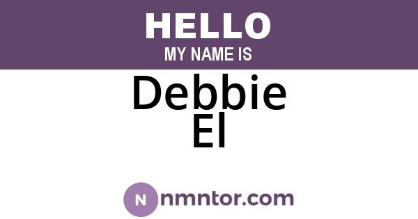 Debbie El
