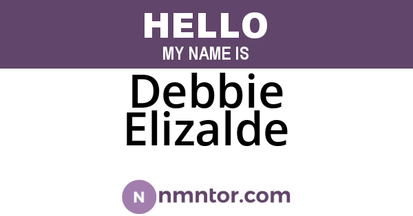 Debbie Elizalde