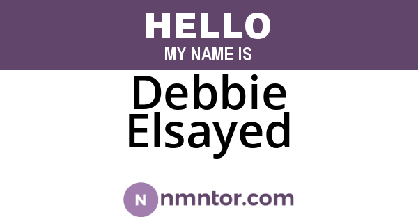 Debbie Elsayed