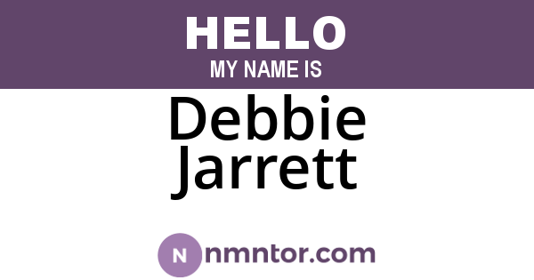 Debbie Jarrett