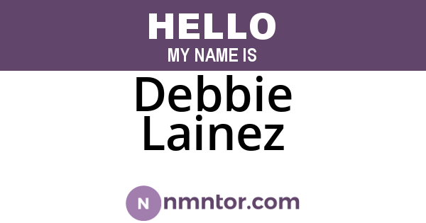 Debbie Lainez