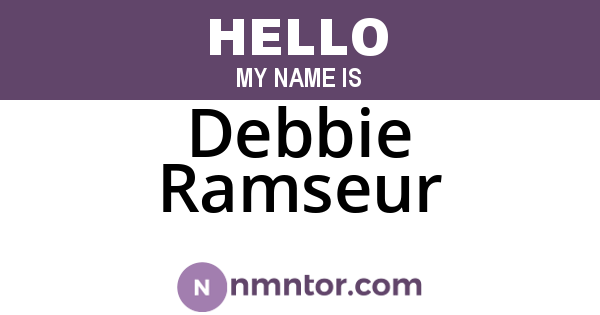 Debbie Ramseur
