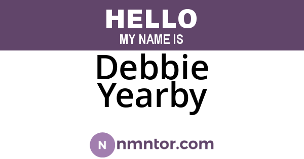 Debbie Yearby