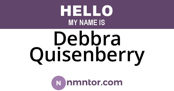 Debbra Quisenberry