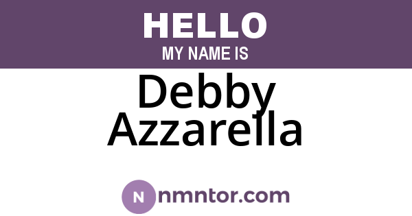 Debby Azzarella