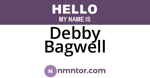 Debby Bagwell