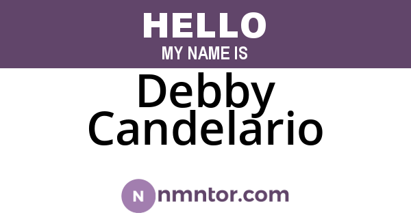 Debby Candelario