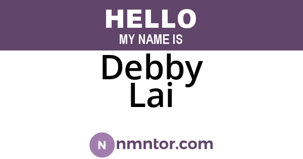 Debby Lai
