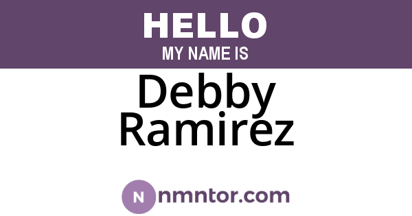 Debby Ramirez