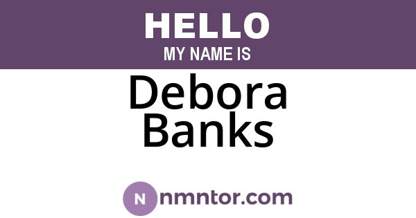 Debora Banks