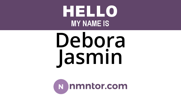 Debora Jasmin