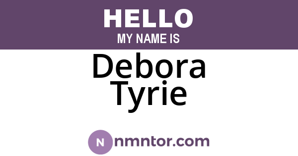 Debora Tyrie