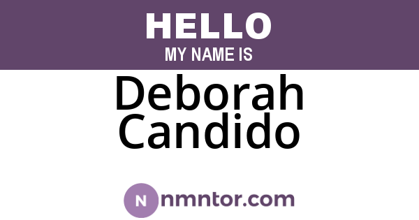Deborah Candido