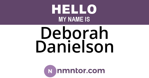 Deborah Danielson