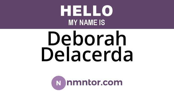 Deborah Delacerda