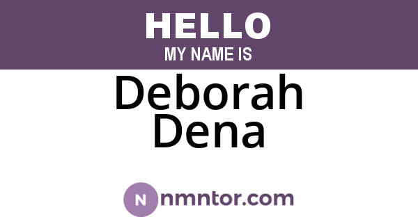 Deborah Dena