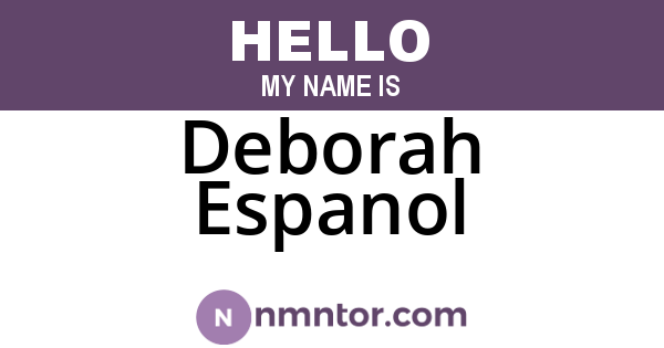 Deborah Espanol