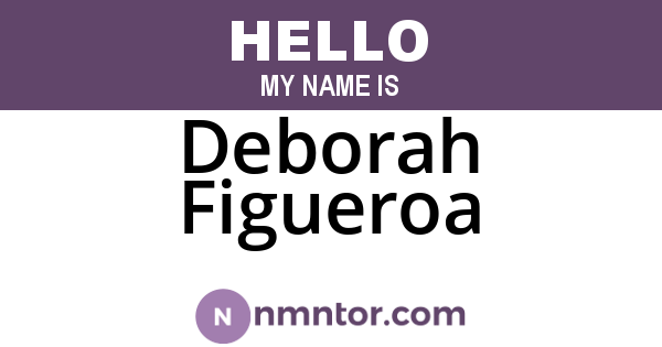 Deborah Figueroa