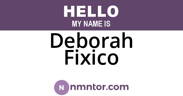 Deborah Fixico