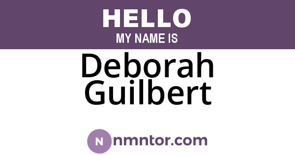 Deborah Guilbert