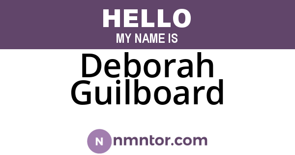 Deborah Guilboard