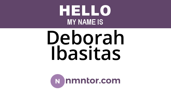 Deborah Ibasitas