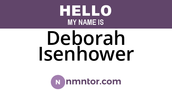 Deborah Isenhower
