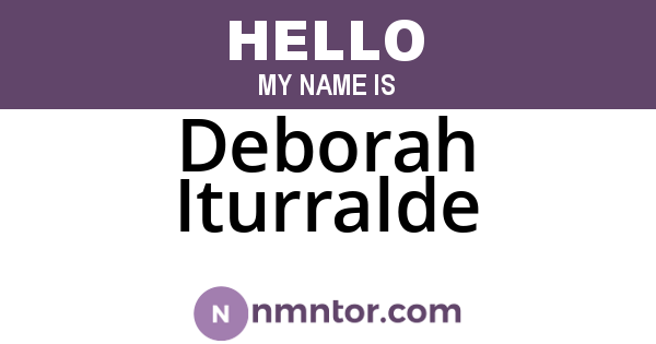 Deborah Iturralde