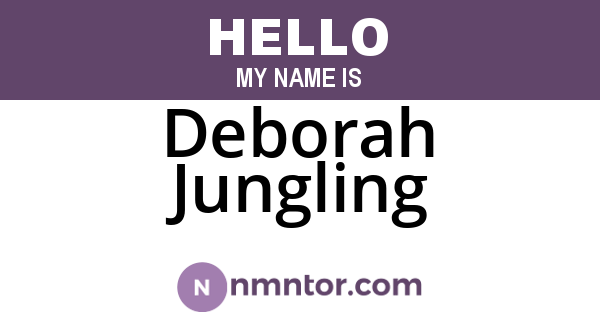 Deborah Jungling