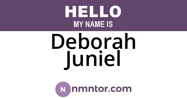 Deborah Juniel