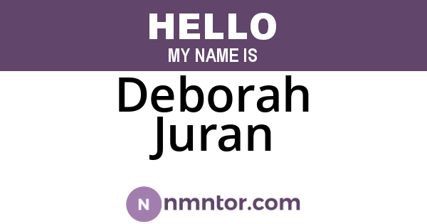Deborah Juran