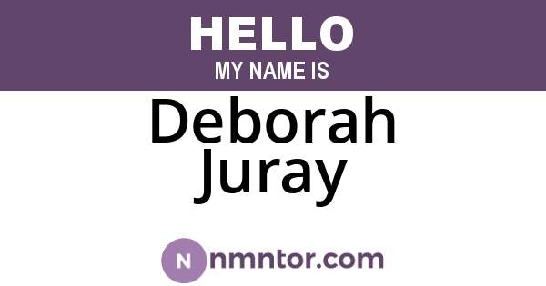 Deborah Juray