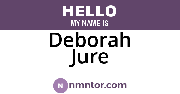 Deborah Jure
