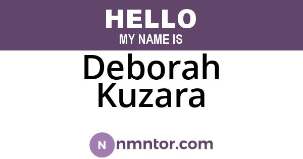 Deborah Kuzara