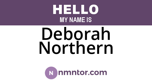 Deborah Northern